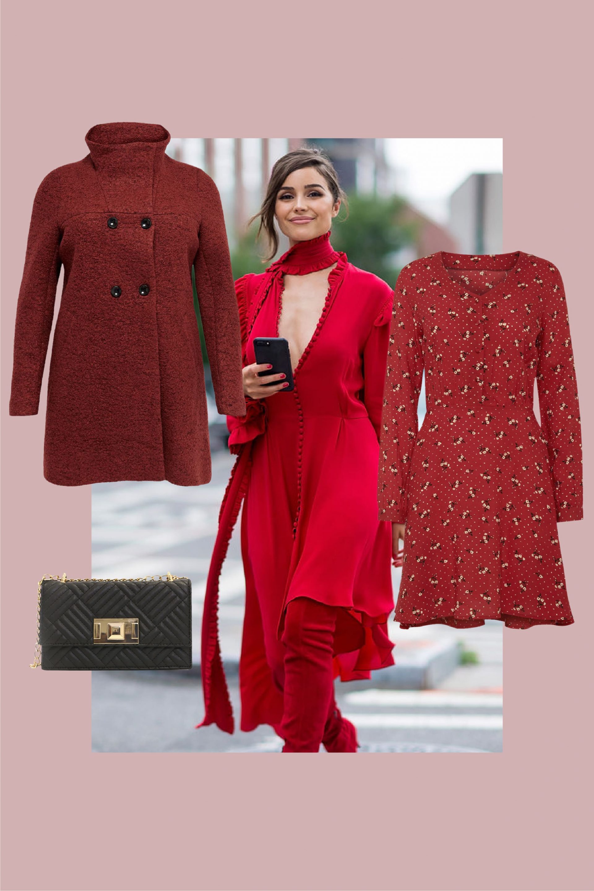 Il total look rosso