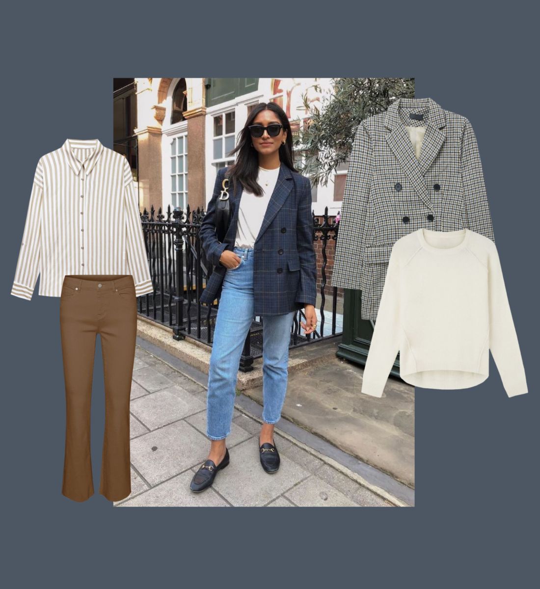 How to combine a checked blazer jacket this autumn - Lookiero Blog