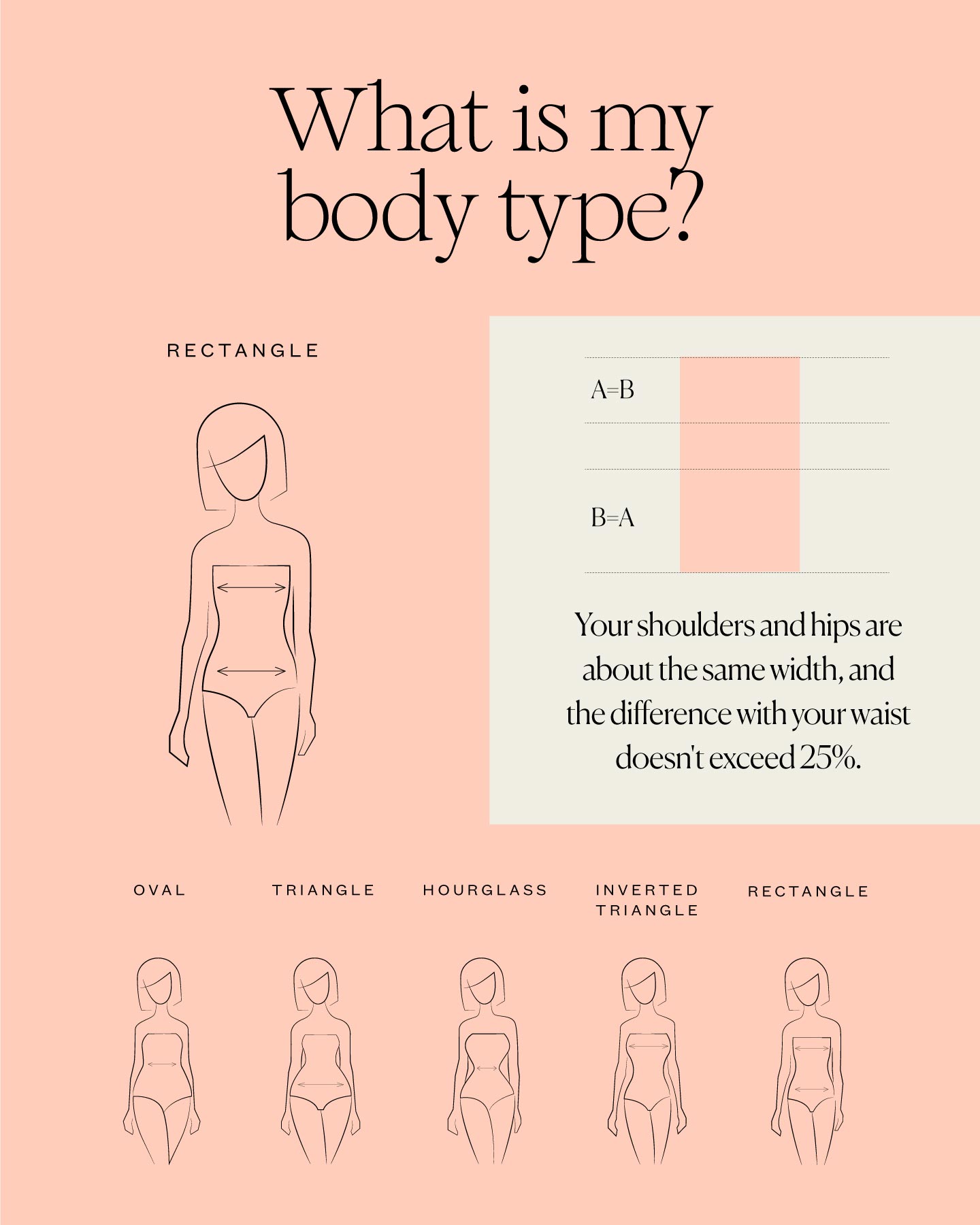 How to dress a rectangle body shape