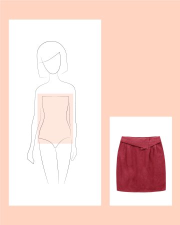 miniskirt for rectangular body shape