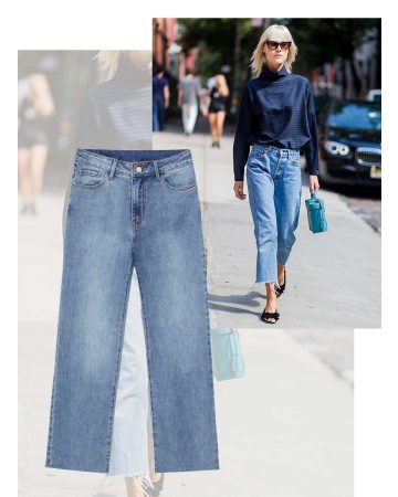 La jupe-culotte en jean