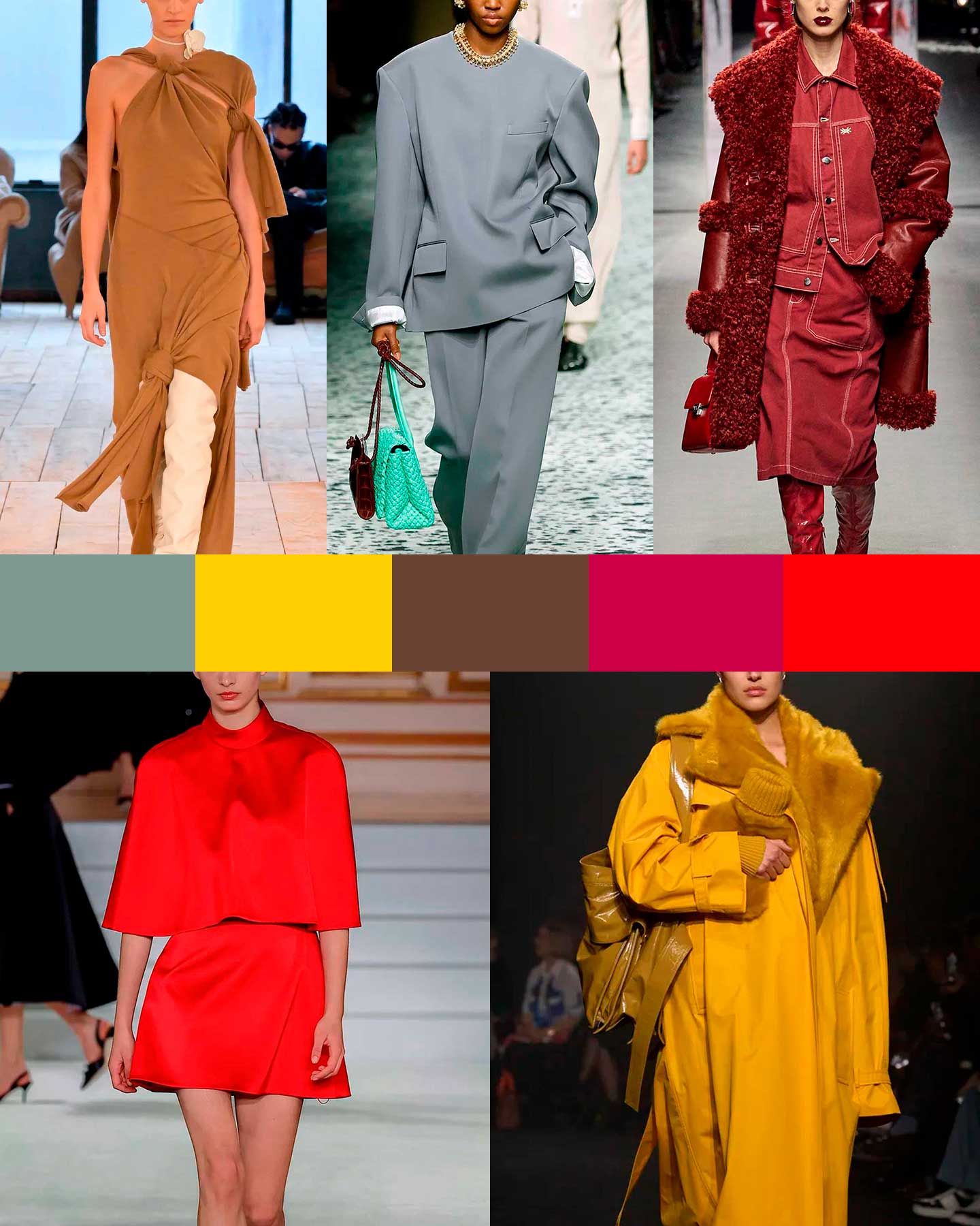 Discover the 5 colours to follow this autumn winter 2023/24