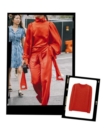 red colour spring summer trend 2022