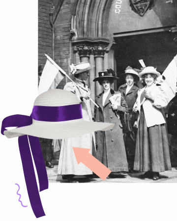 Les couleurs des suffragettes, 1911