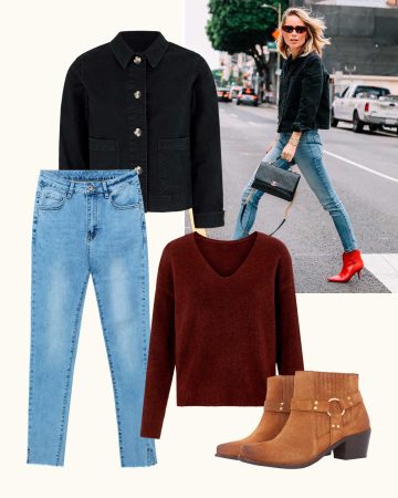 Skinny Jeans for the Inverted Triangle Body Shape