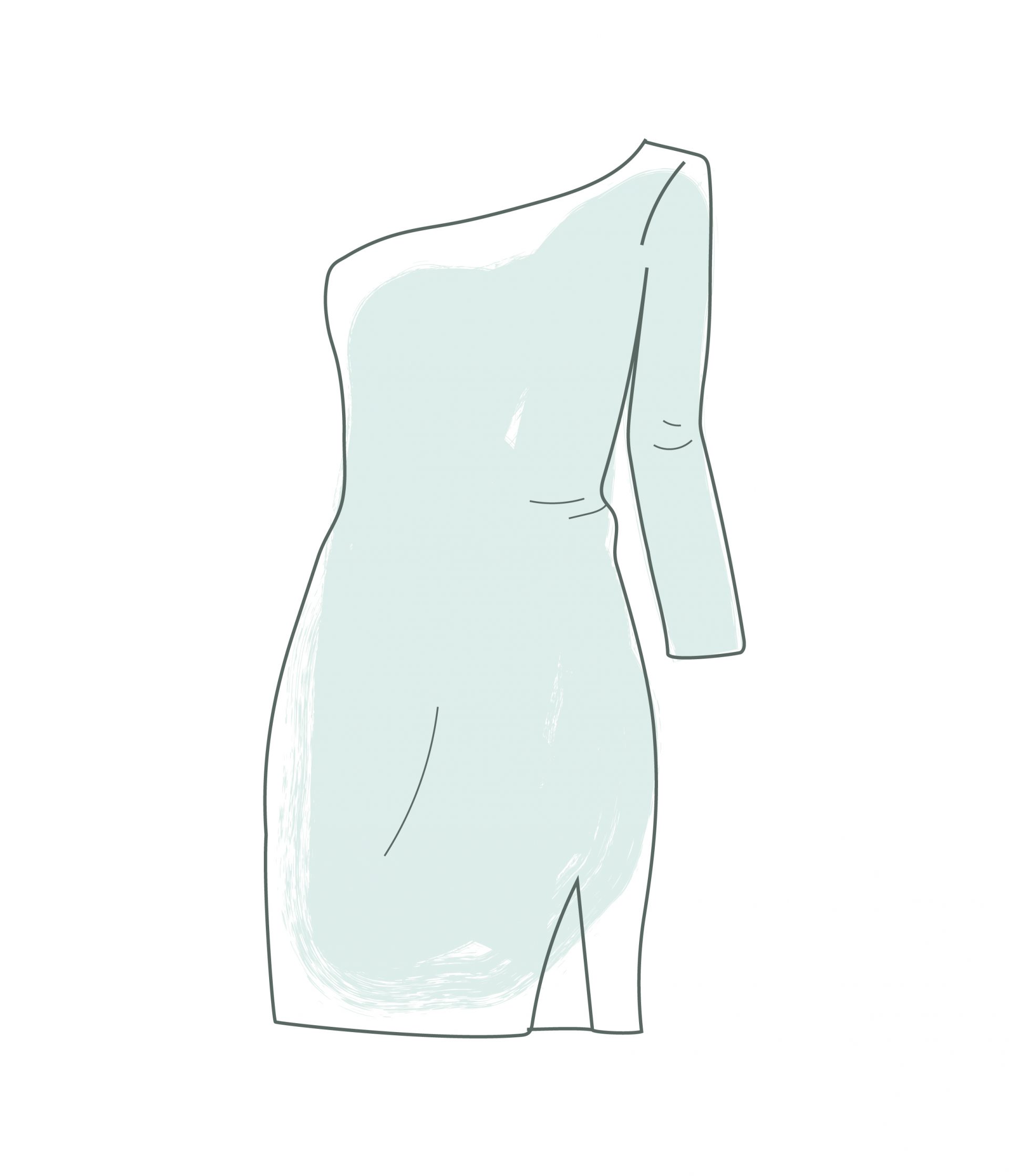 asymetric dress