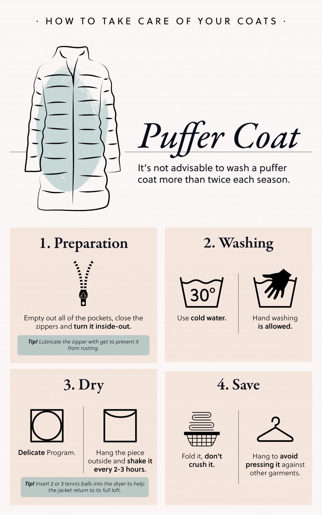 How to take care of your puffer coat? - Lookiero Blog