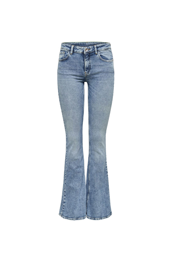 jeans flare para cuerpo rectangular