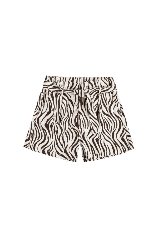shorts lyocell animal print