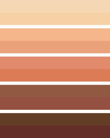 color de piel colorimetria otoño profundo